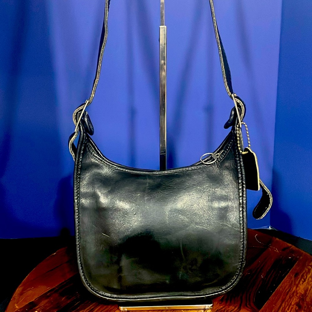 COACH Janice Legacy Bag Purse hobo vintage black leather 9950